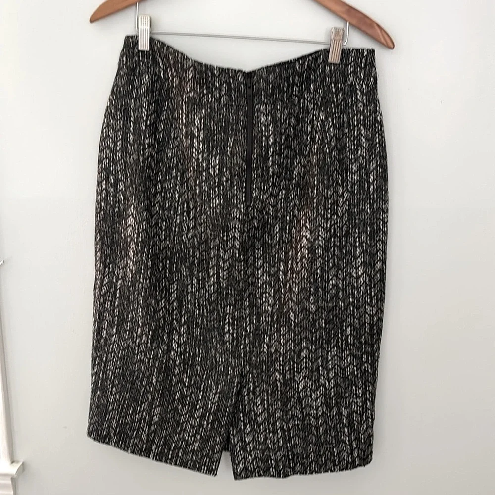 J Crew no. 2 Pencil‎ Tweed pencil  Black and White Women's Skirt Size 10